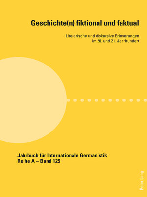 cover image of Geschichte(n) fiktional und faktual